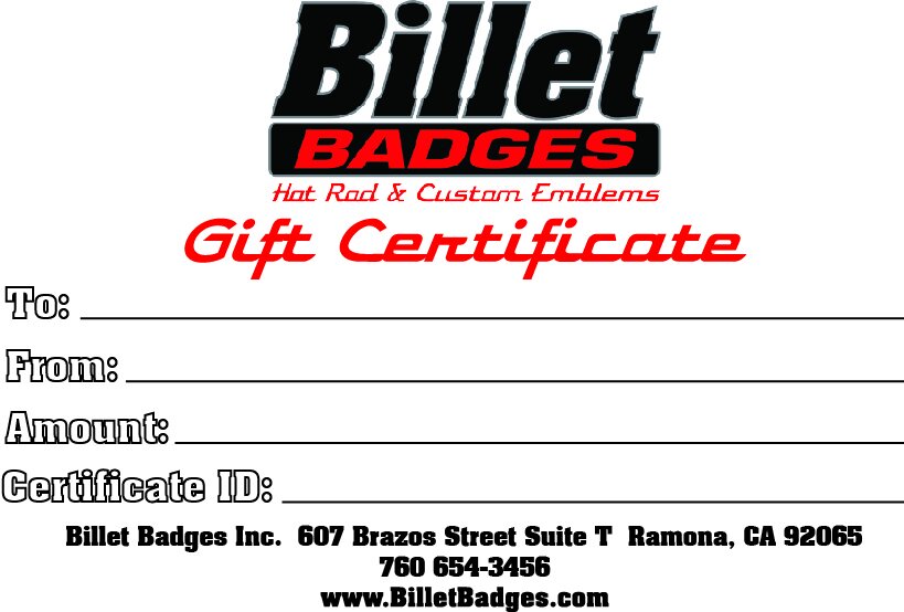 Gift Certificate