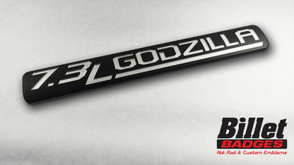 7.3l Godzilla Badge