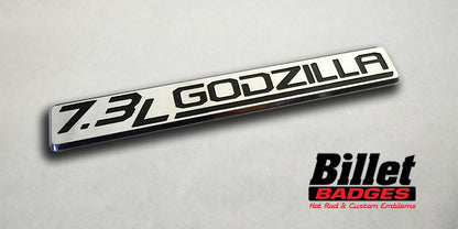 7.3l Godzilla Badge