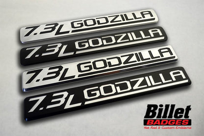 7.3l Godzilla Badge