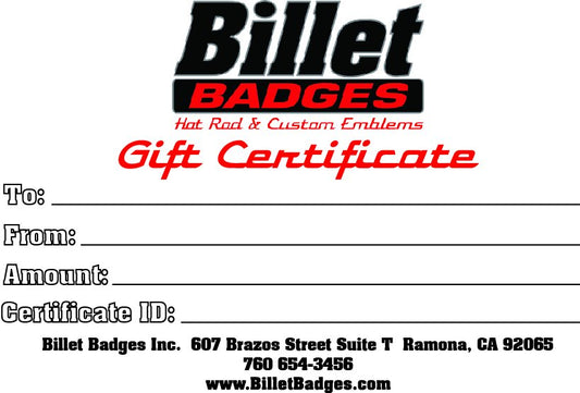 Gift Certificate