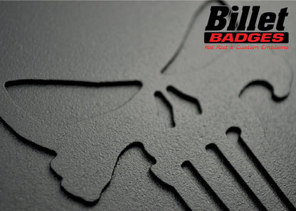 Punisher Shield - Satin Black Powder Coat