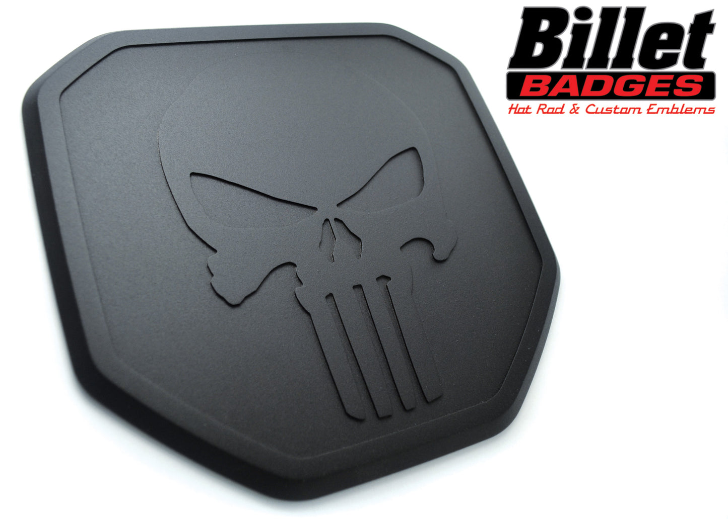 Punisher Shield - Satin Black Powder Coat
