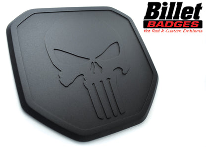 Punisher Shield - Satin Black Powder Coat