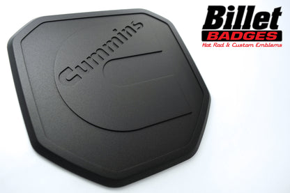 "Cummins" Shield - Satin Black Powder Coat