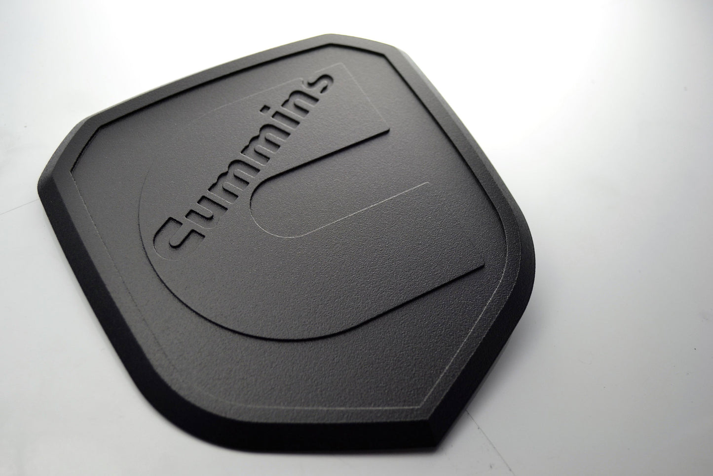 "Cummins" Shield - Satin Black Powder Coat