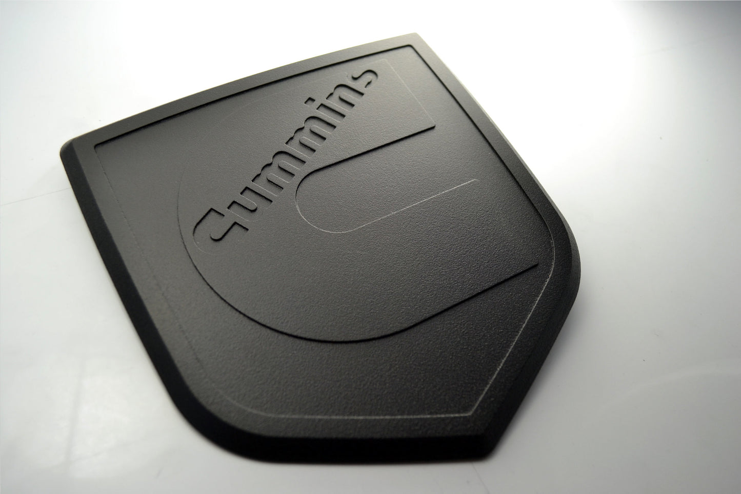 "Cummins" Shield - Satin Black Powder Coat
