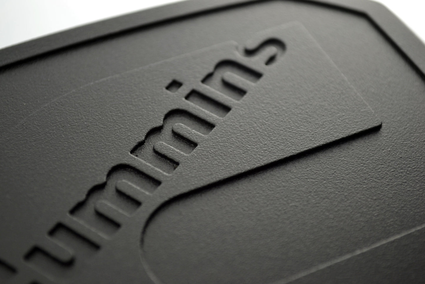 "Cummins" Shield - Satin Black Powder Coat