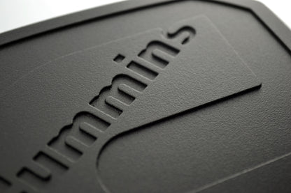 "Cummins" Shield - Satin Black Powder Coat