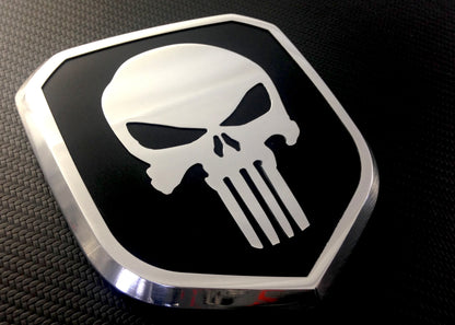 "Punisher" - Polished / Black Shield