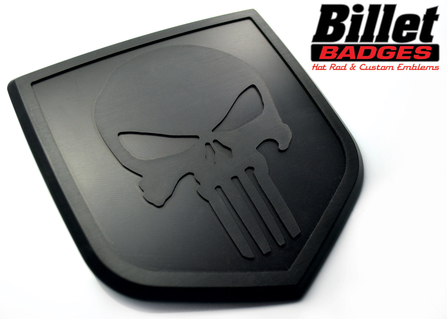 "Punisher" Brushed and Machined Carbon black