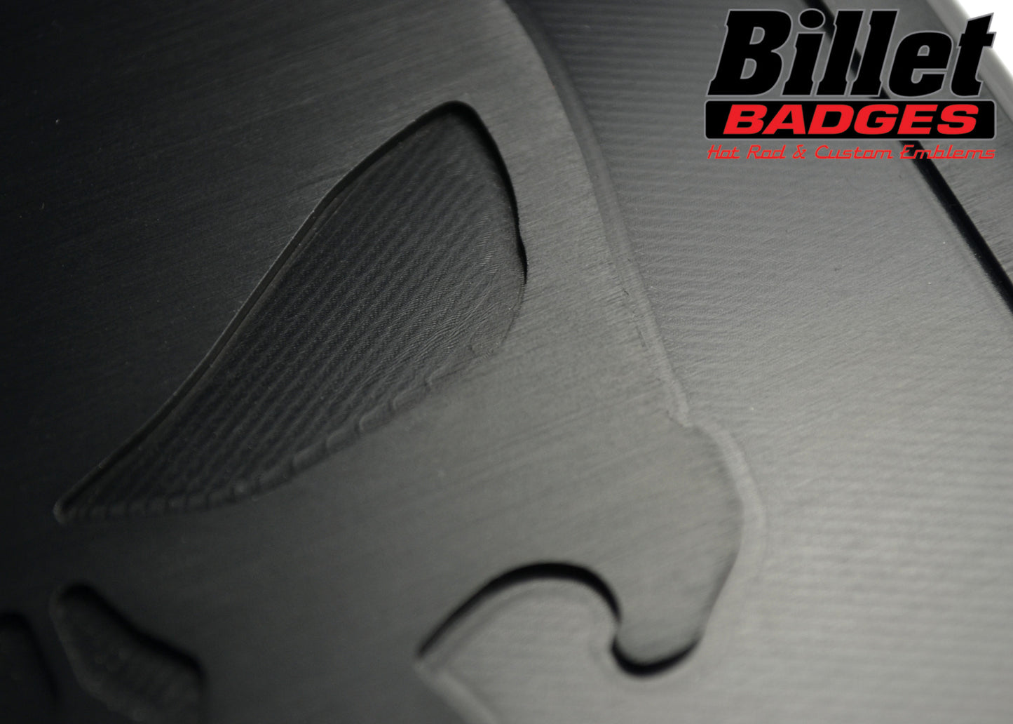 "Punisher" Brushed and Machined Carbon black