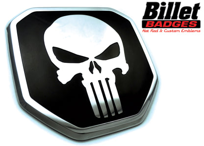 "Punisher" - Polished / Black Shield