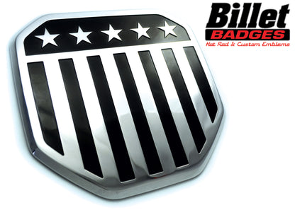 "Stars & Stripes" - Polished / Black Shield